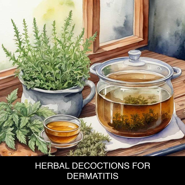 herbal decoctions for dermatitis overview