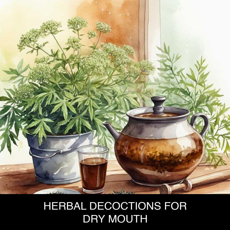 herbal decoctions for dry-mouth overview