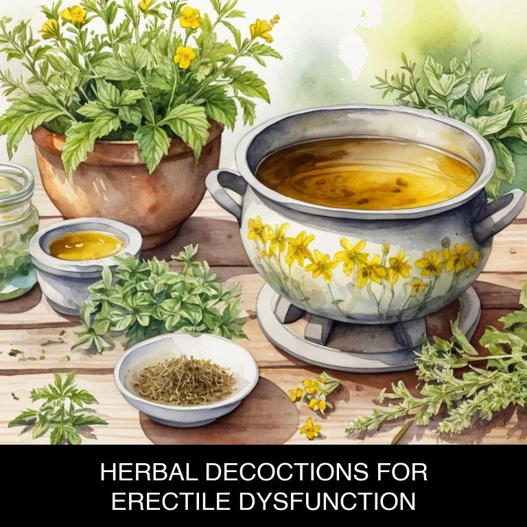 herbal decoctions for erectile-disfunction overview