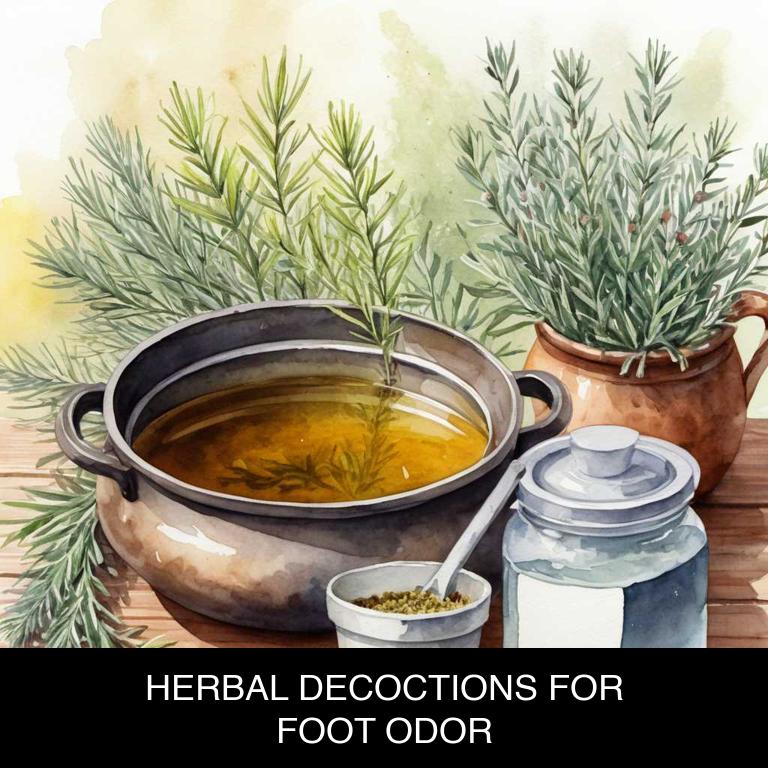 herbal decoctions for foot-odor overview