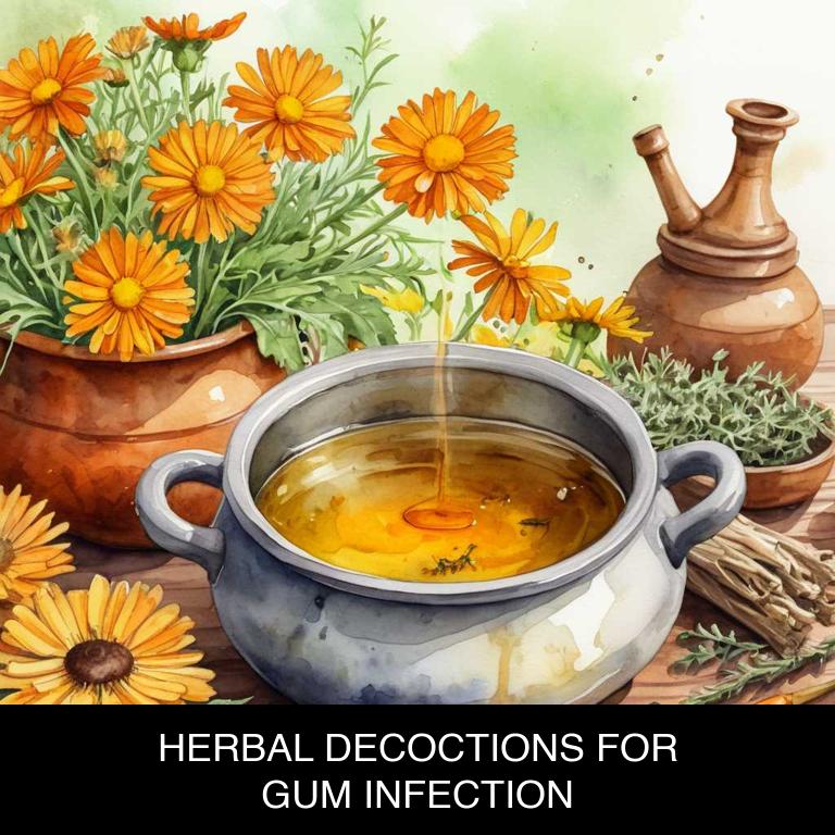 herbal decoctions for gum-infection overview