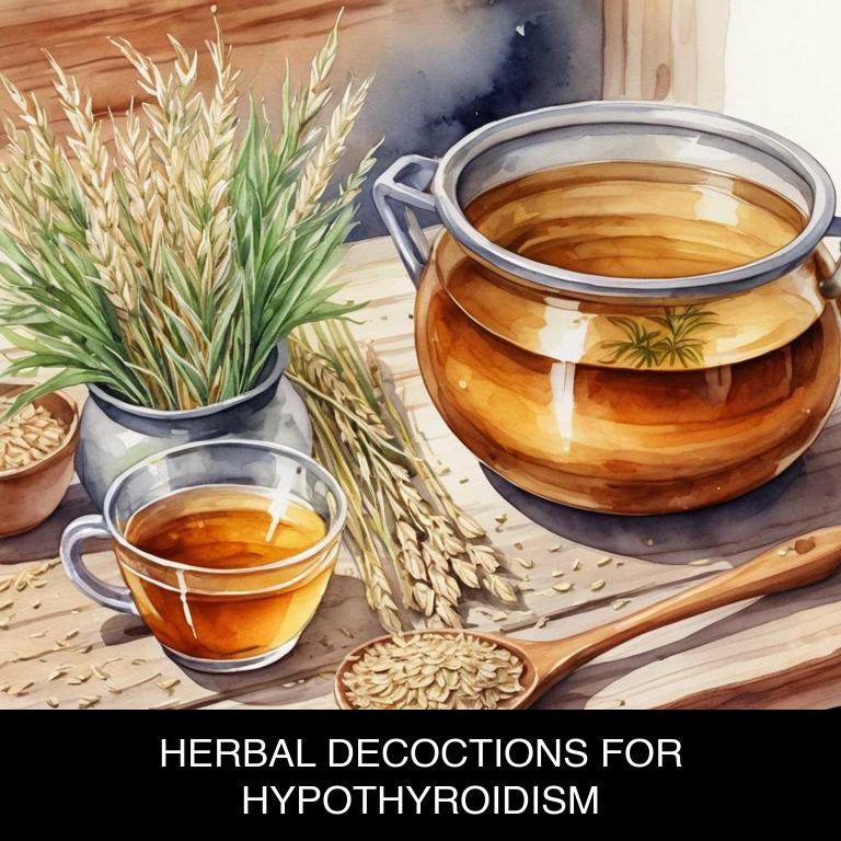 herbal decoctions for hypothyroidism overview