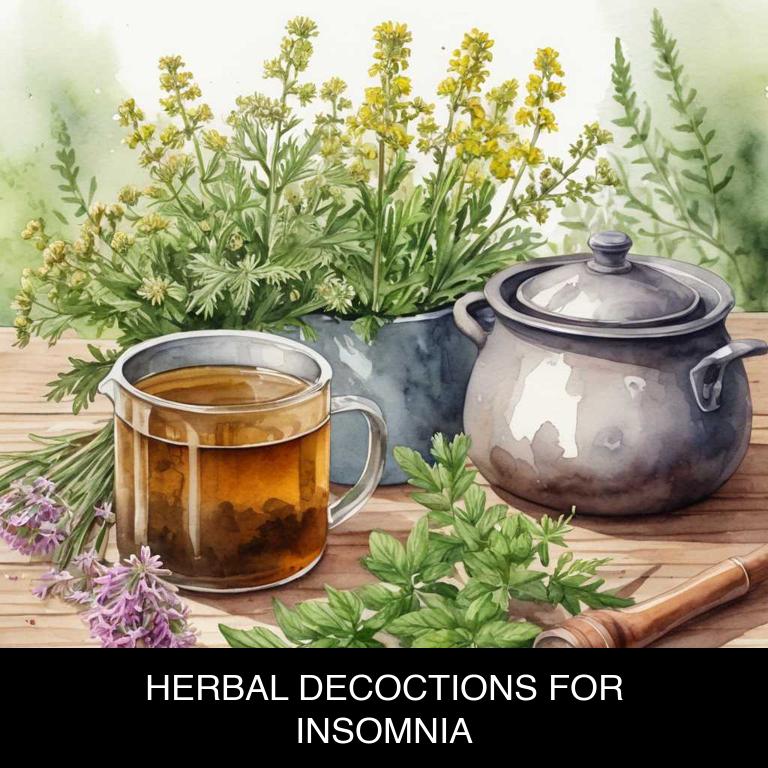 herbal decoctions for insomnia overview