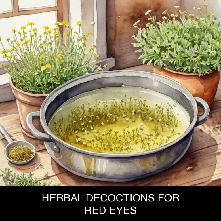 herbal decoctions for red-eyes overview