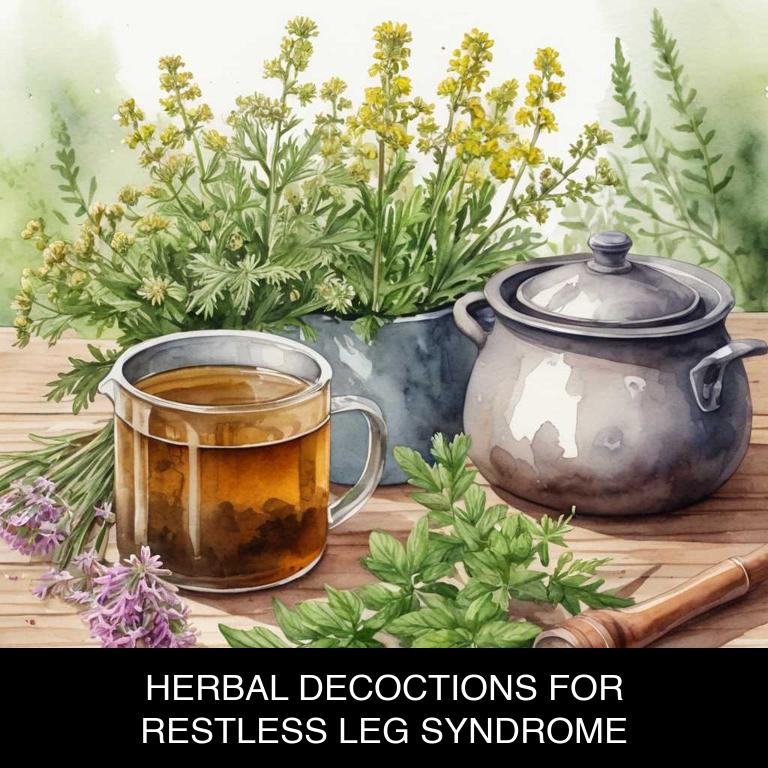 herbal decoctions for restless-leg-syndrome overview