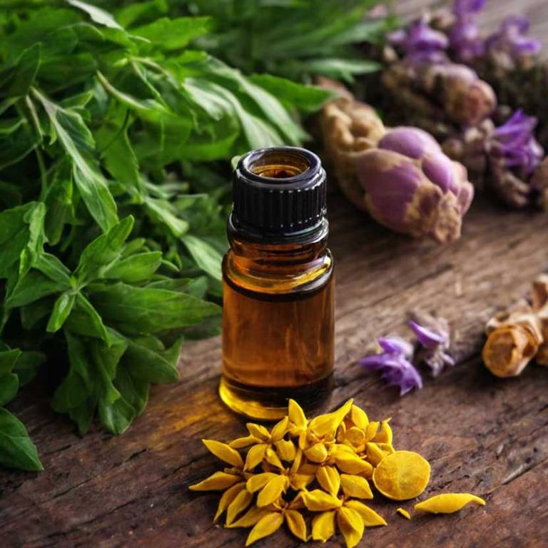 herbal essential-oils for knee-swelling Curcuma longa