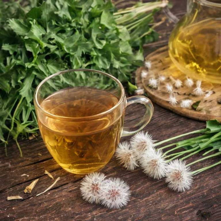 herbal teas for angina Taraxacum officinale