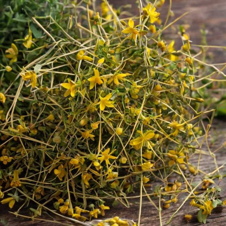 herbal teas for back-pain Hypericum perforatum