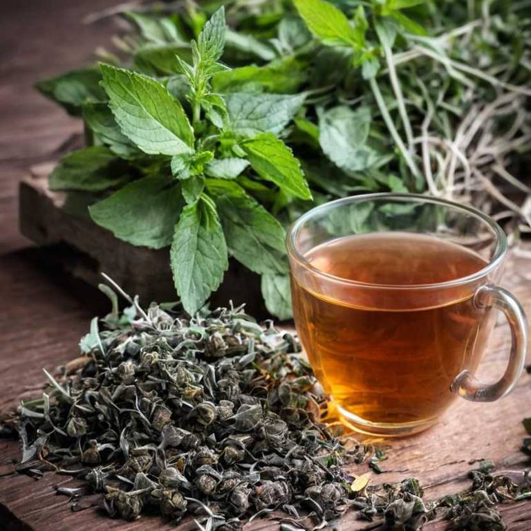 herbal teas for back-pain Mentha x piperita