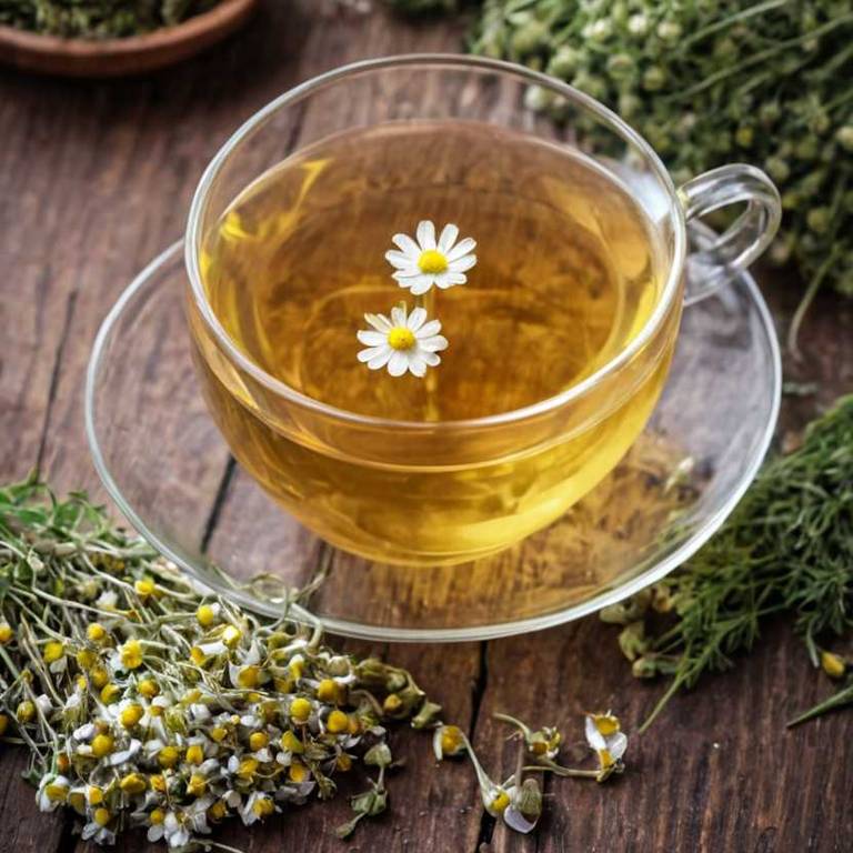 herbal teas for baldness Matricaria chamomilla