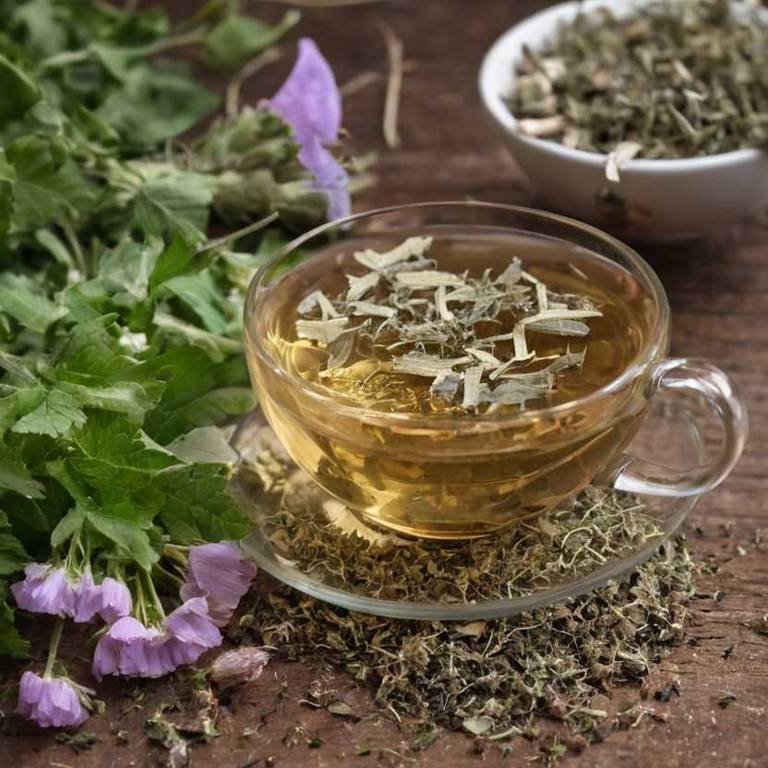 herbal teas for bladder-infection Althaea officinalis