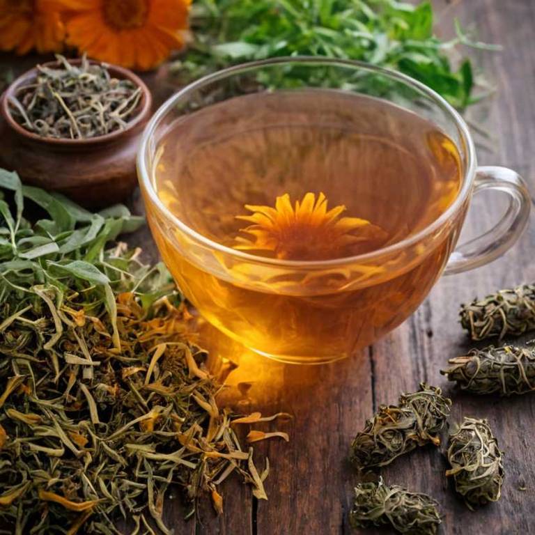 herbal teas for body-odor Calendula officinalis