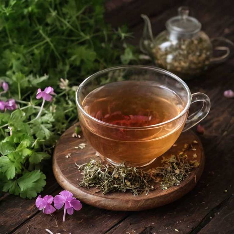 herbal teas for body-odor Geranium maculatum