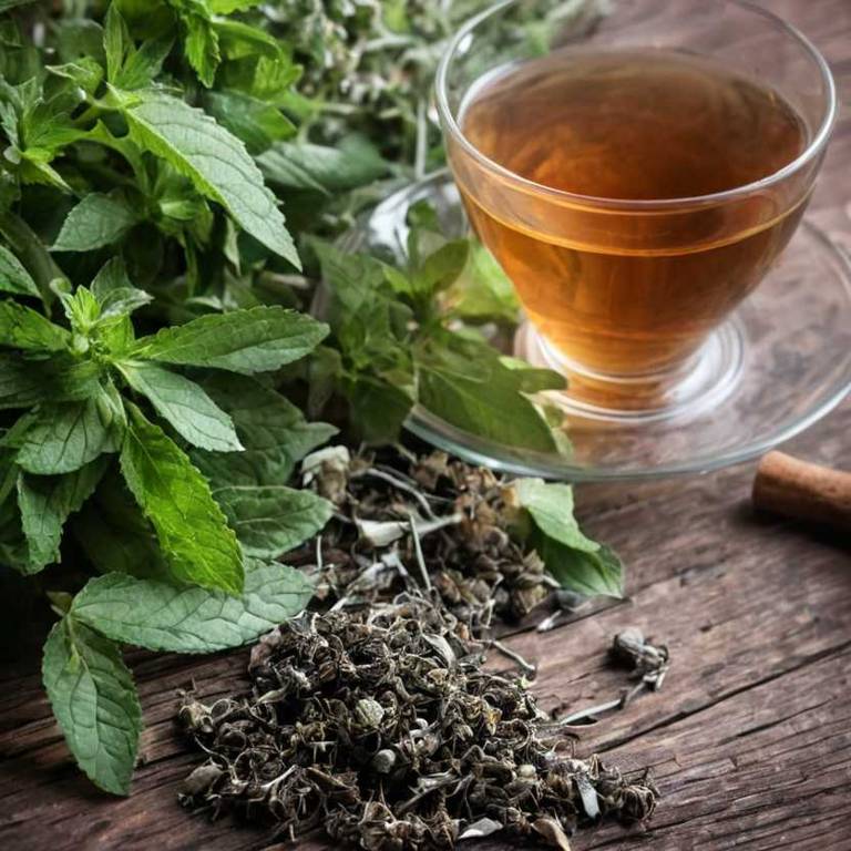 herbal teas for bruises Mentha x piperita