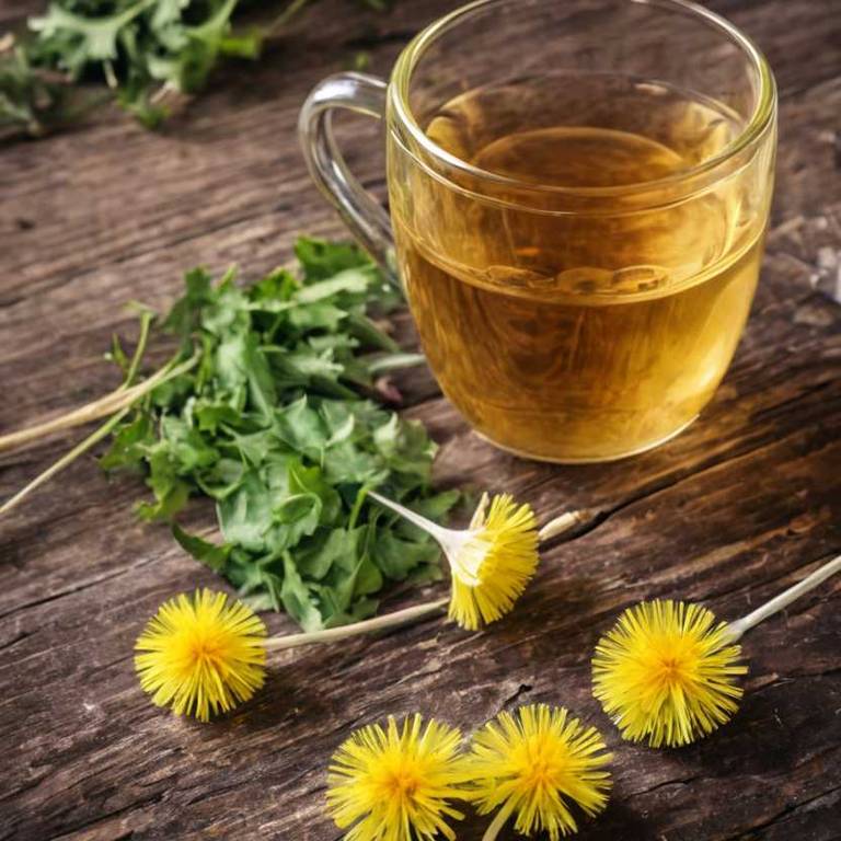 herbal teas for burning-feet Taraxacum officinale