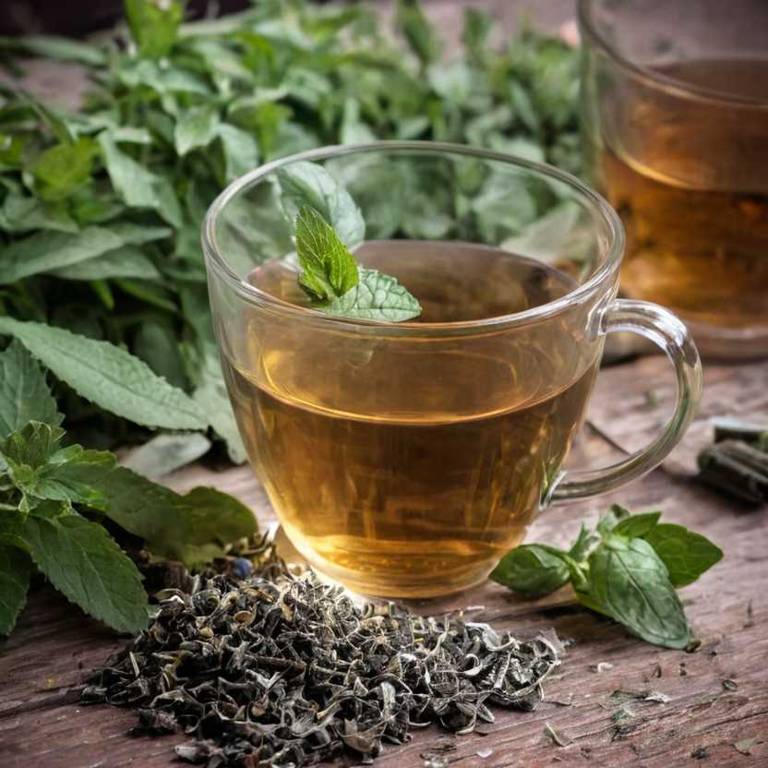 herbal teas for burping Mentha x piperita