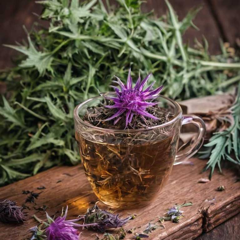 herbal teas for cirrhosis Silybum marianum