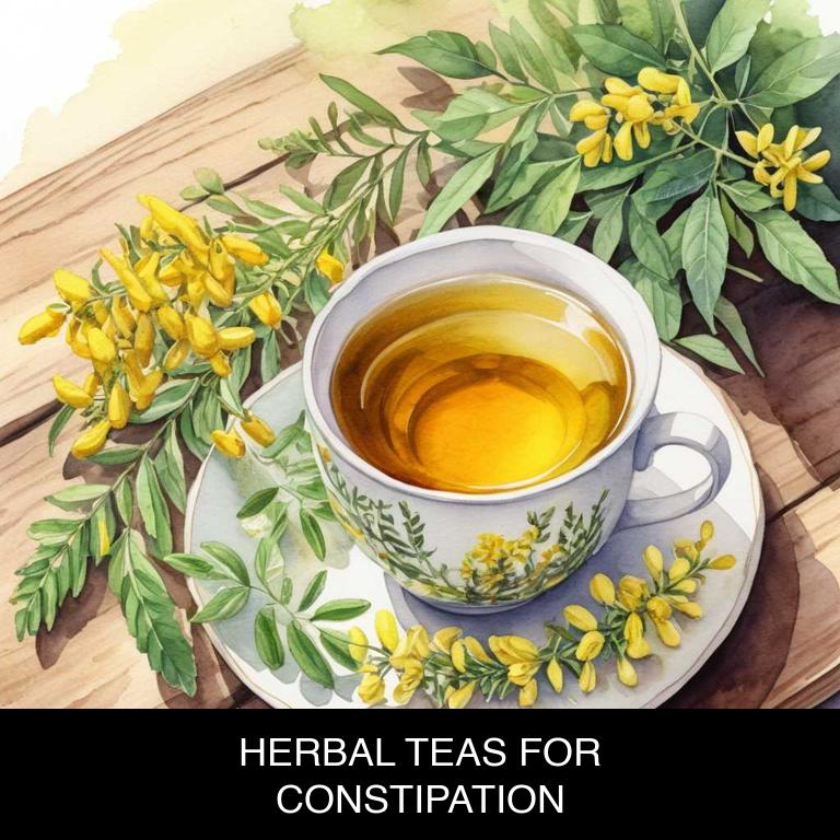 herbal teas for constipation overview