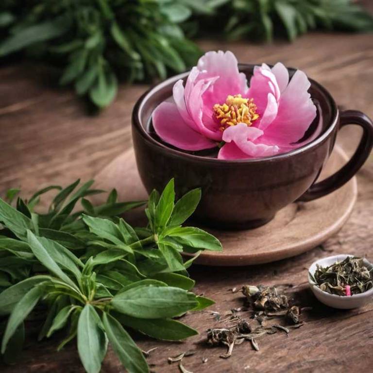 herbal teas for cramps Paeonia lactiflora