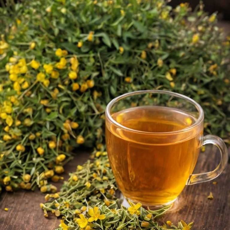 herbal teas for dandruff Hypericum perforatum