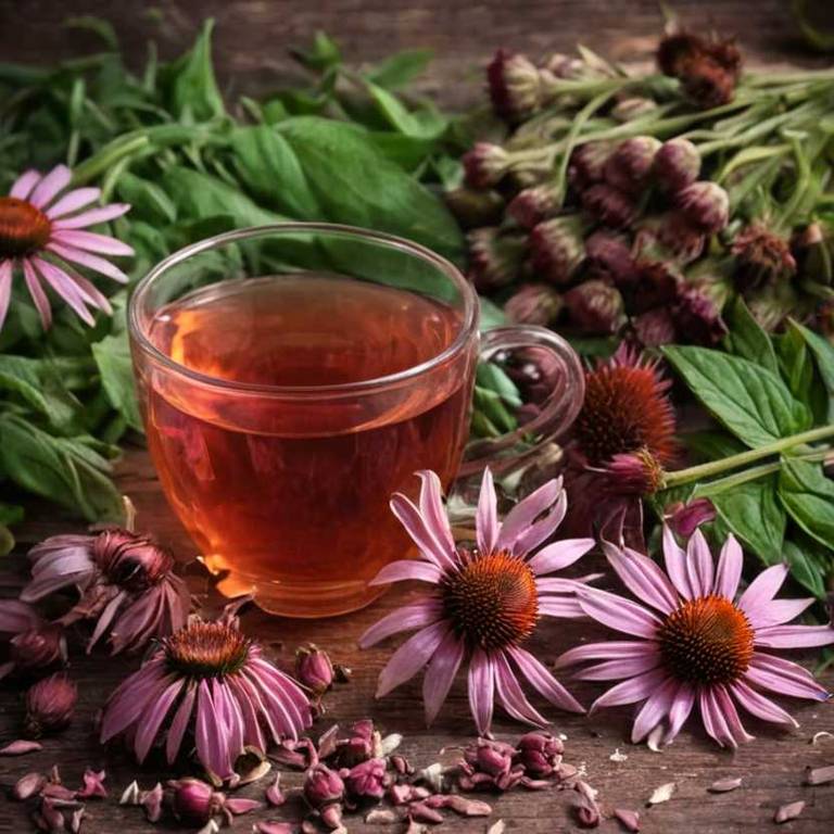 herbal teas for dark-lips Echinacea purpurea