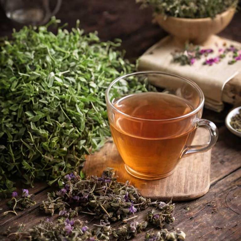 herbal teas for dental-plaque Thymus vulgaris