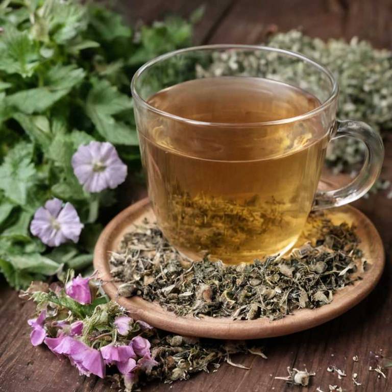 herbal teas for diarrhea Althaea officinalis