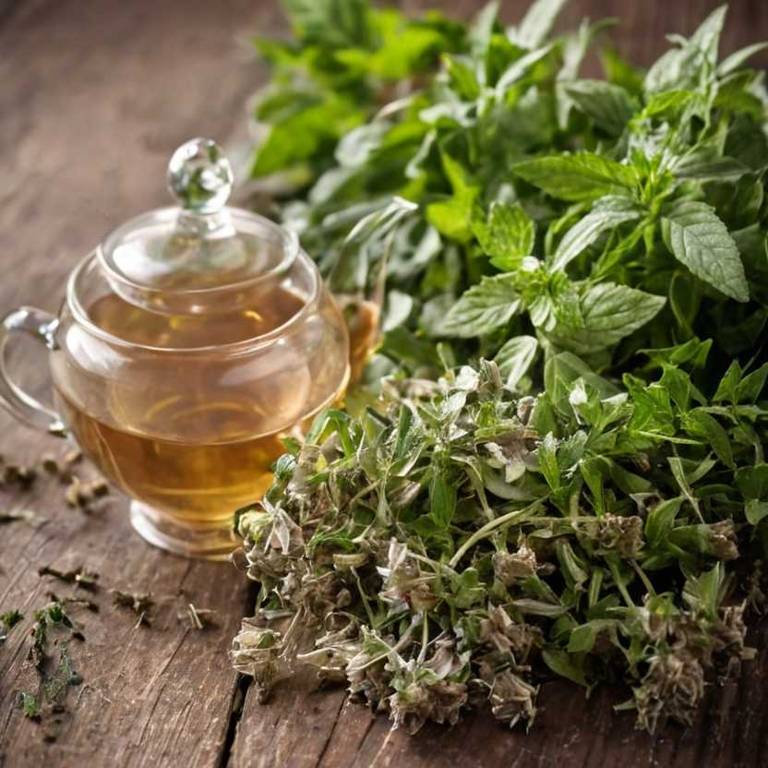 herbal teas for difficult-speaking Melissa officinalis