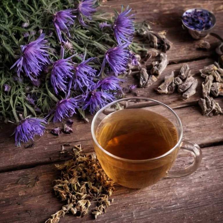 herbal teas for difficulty-chewing Centaurea cyanus