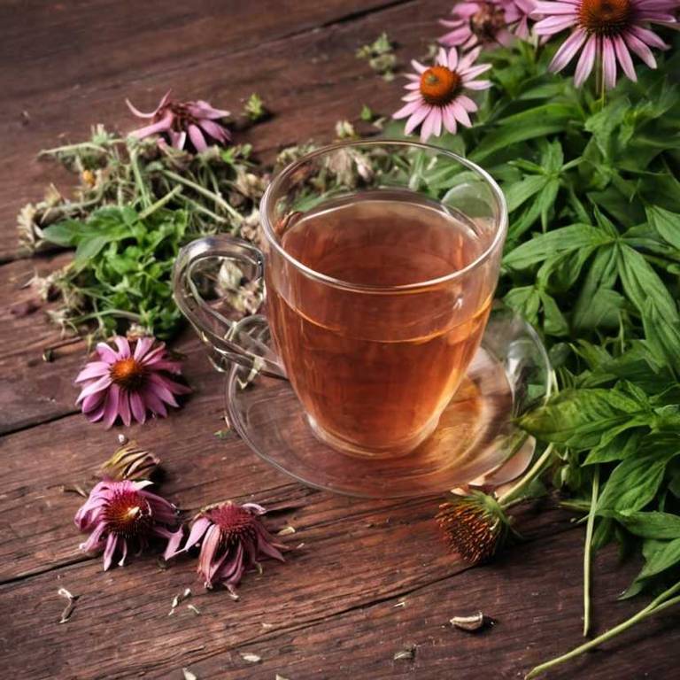 herbal teas for difficulty-chewing Echinacea angustifolia