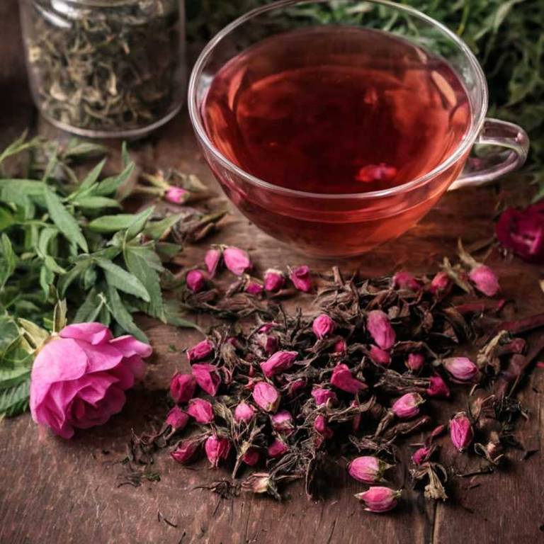 herbal teas for difficulty-swallowing Rosa x rugosa