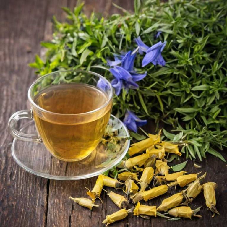 herbal teas for diverticulitis Gentiana lutea