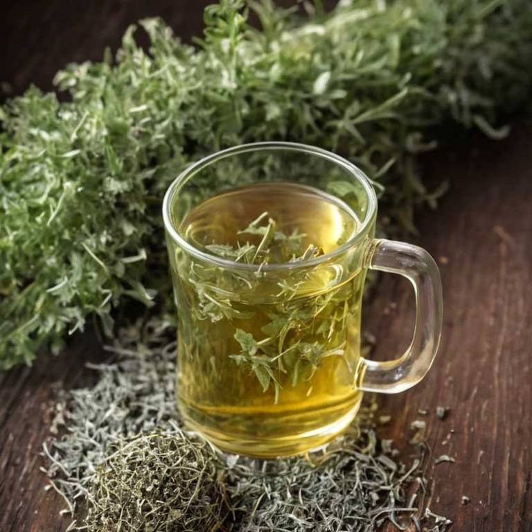 herbal teas for dry-hair Artemisia absinthium