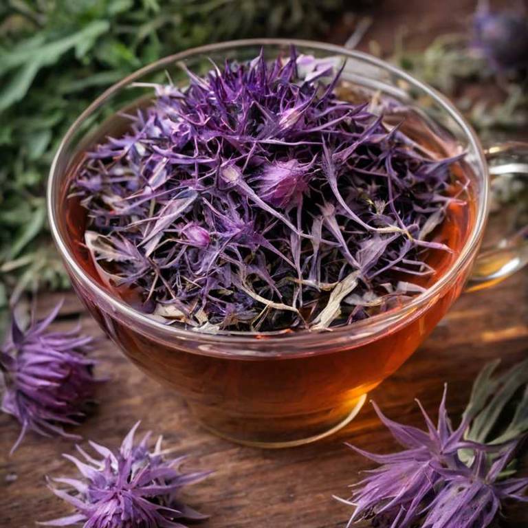 herbal teas for enlarged-spleen Silybum marianum