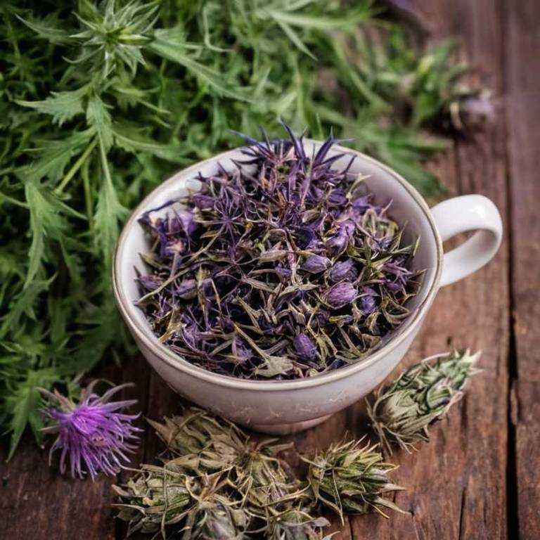 herbal teas for excessive-sweating Silybum marianum