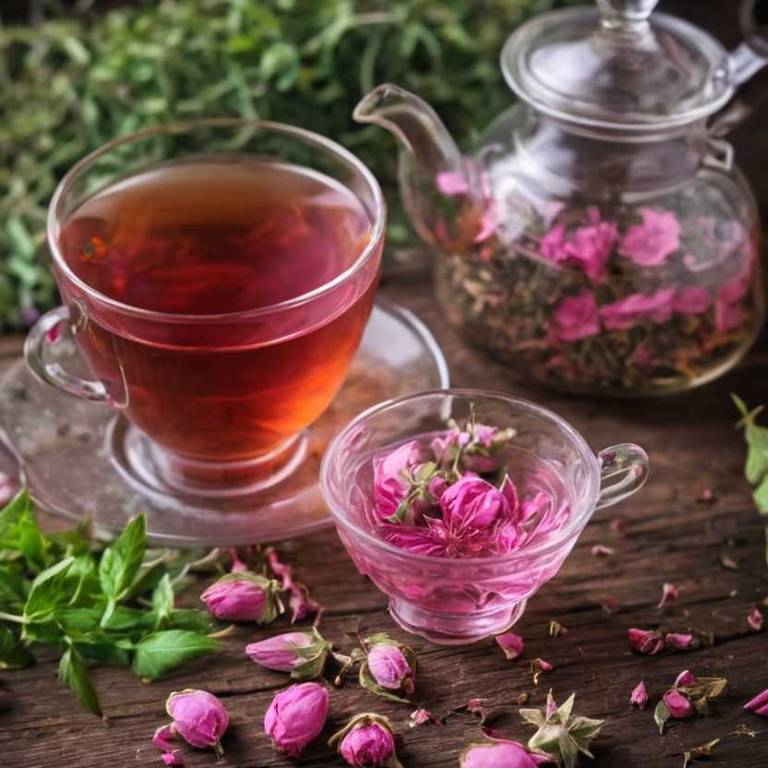 herbal teas for eye-bags Rosa damascena