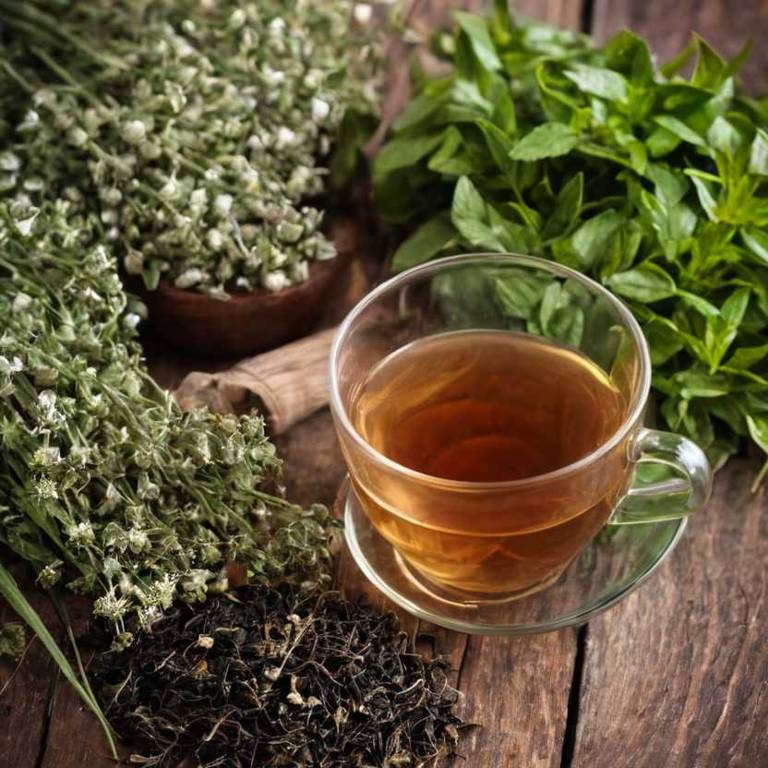 herbal teas for eye-swelling Plantago major