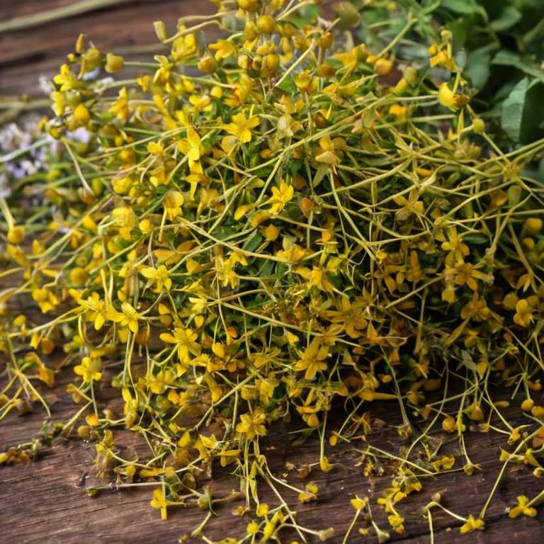 herbal teas for eye-twitching Hypericum perforatum