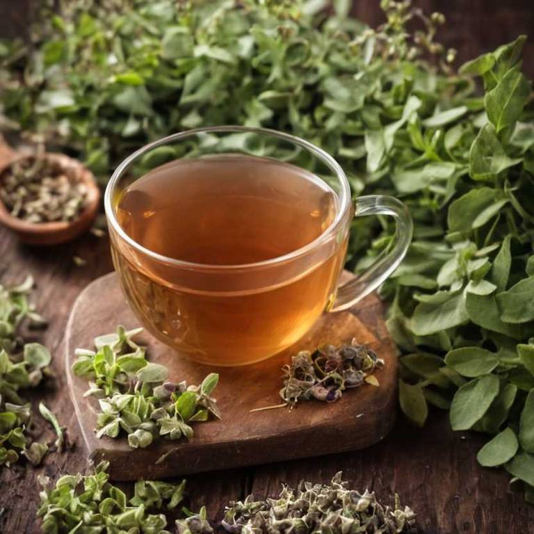 herbal teas for feverish-feeling Origanum majorana