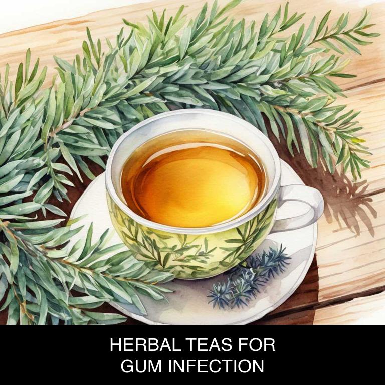 herbal teas for gum-infection overview