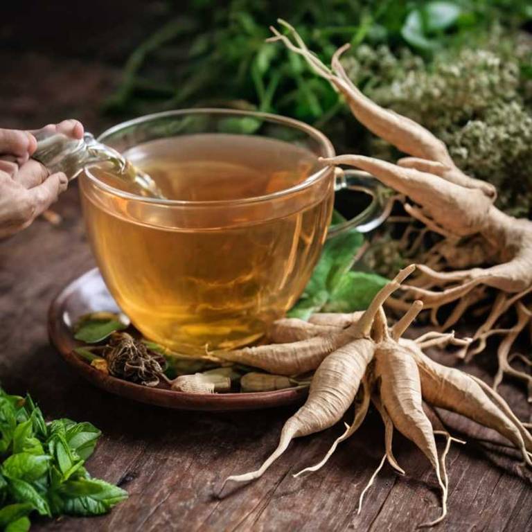 herbal teas for hangover Panax ginseng