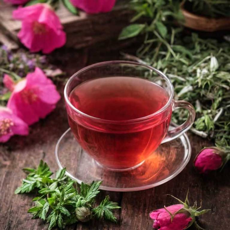 herbal teas for hoarse-voice Rosa rugosa