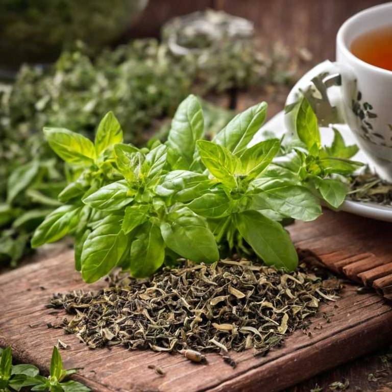 herbal teas for hypertension Ocimum basilicum