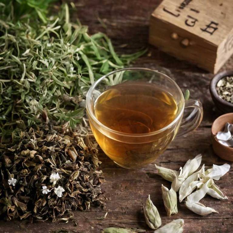 herbal teas for jaw-lock Myristica fragrans