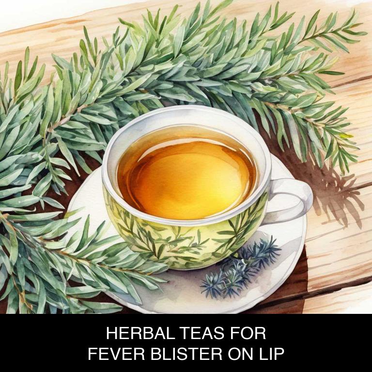 herbal teas for lip-fever-blister overview