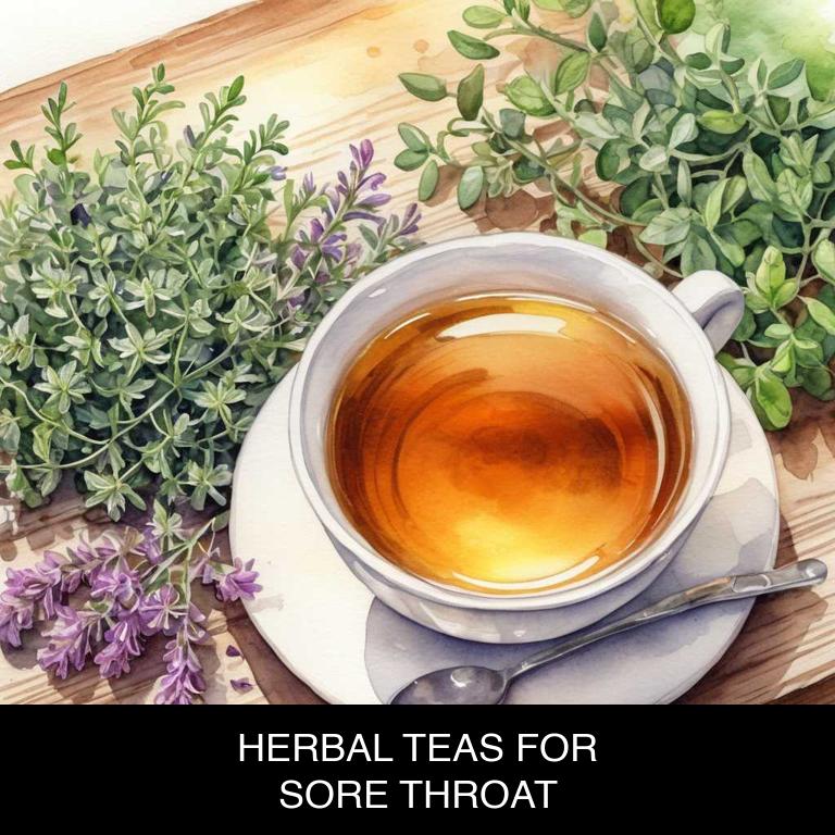 herbal teas for sore-throat overview