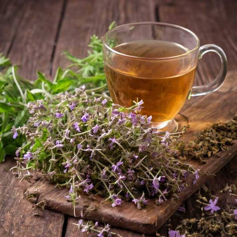 herbal teas for tickling-throat Verbena officinalis