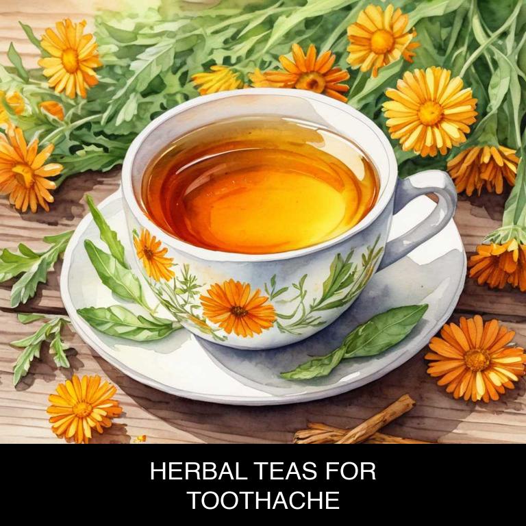 herbal teas for toothache overview