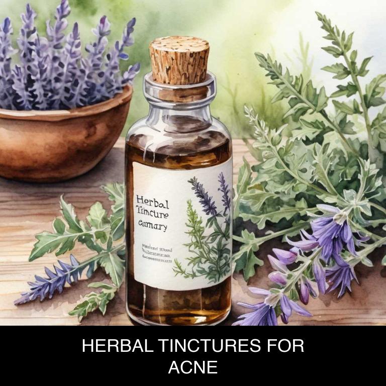 herbal tinctures for acne overview