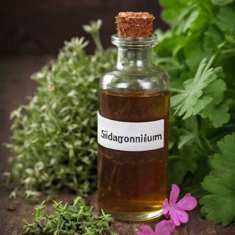 herbal tinctures for allergies Pelargonium sidoides